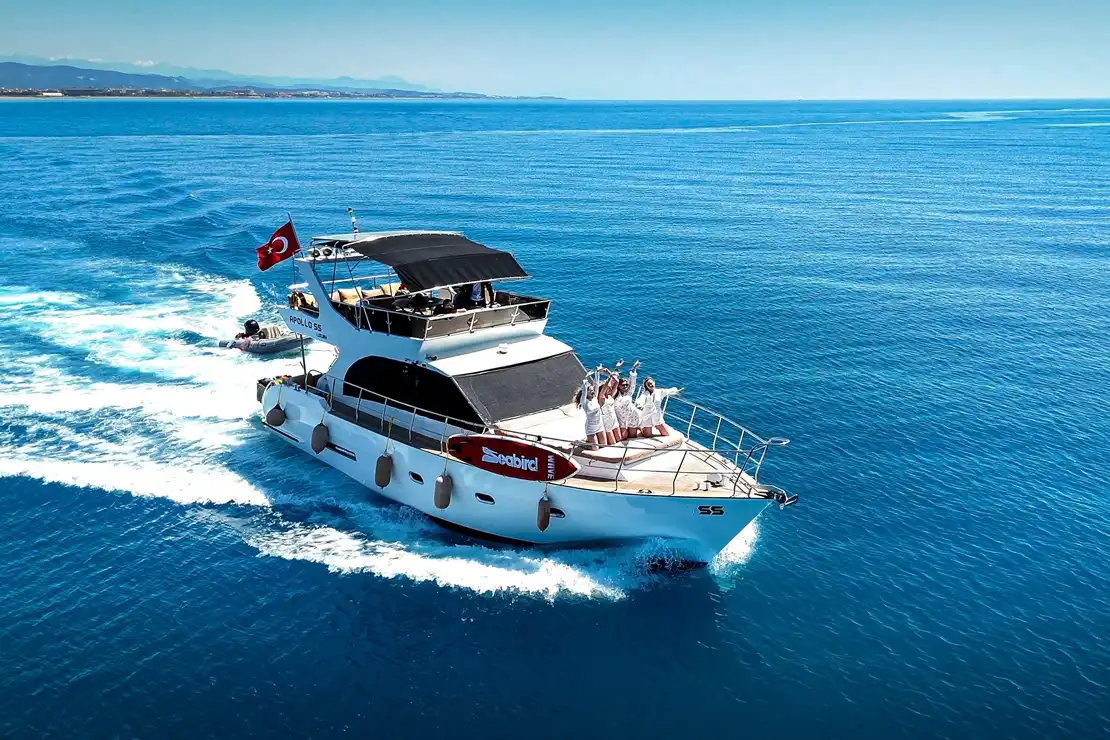 Side Yacht Rental 16m Custom Built Motor Yacht – Luxury Private Yacht Charter Antalya